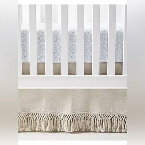 Serena & Lily Macramé Crib Skirt